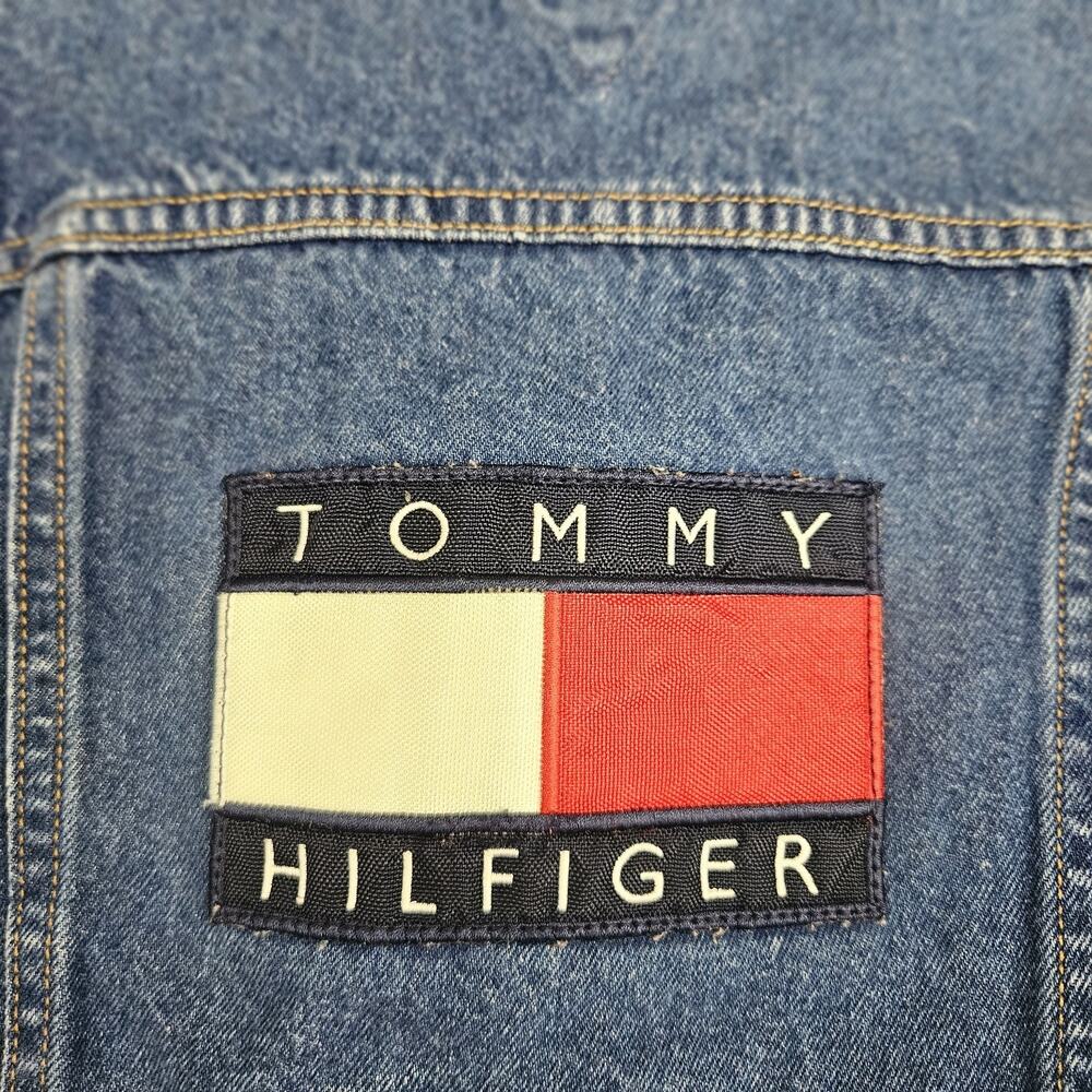 Tommy Hillfiger Jean Jacket 18/24 Months Baby Vintage 90s Y2K Unisex - Picture 2 of 9